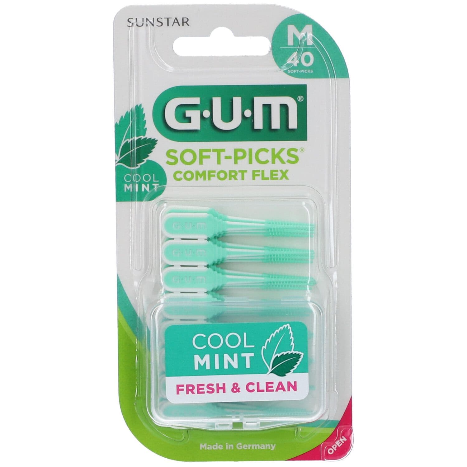 GUM COMFORT FLEX Zahnbürste Mint – 40er Pack