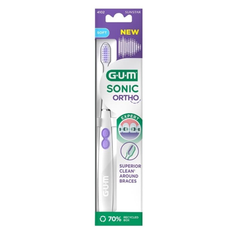 GUM Sonic Ortho Battery Toothbrush