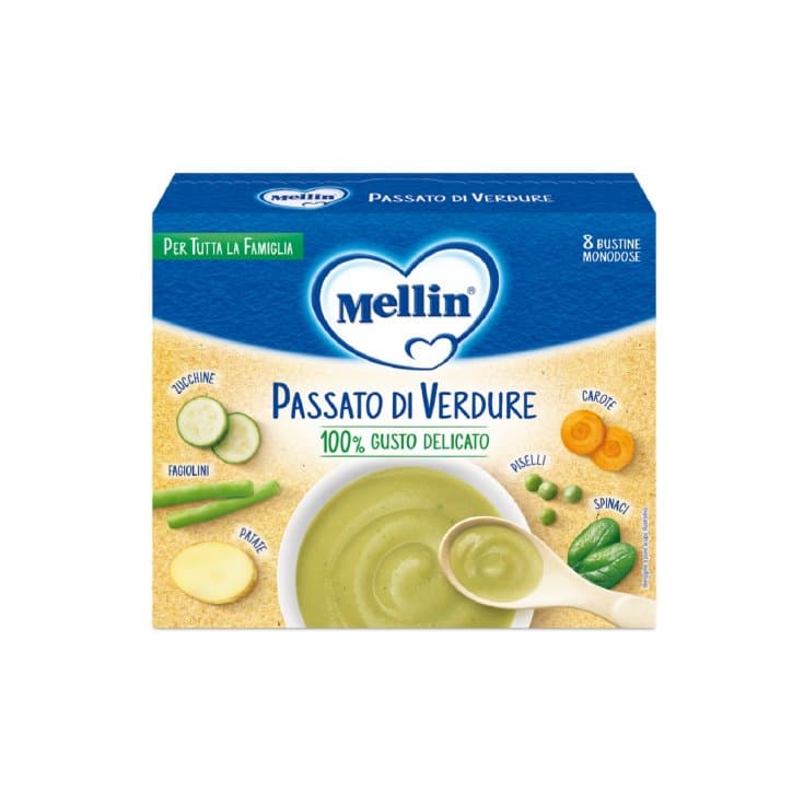Mellin Passato Verdure – 8 bustine x 8 g