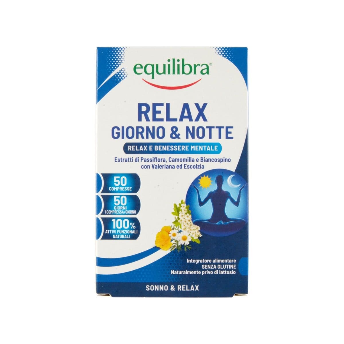 Equilibra Relax Giorn/Nott – 50 Tabletten