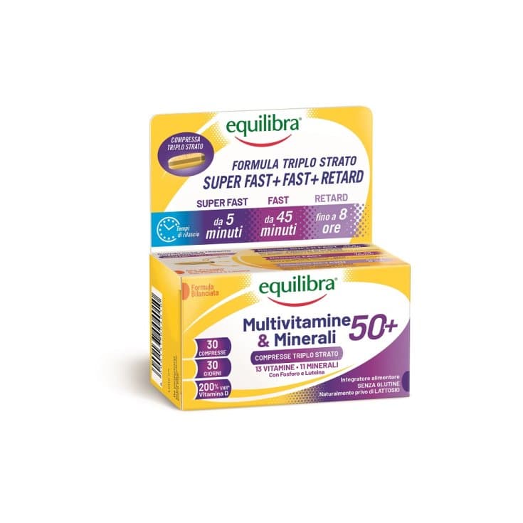Multivitamine & Mineralstoffe 50+ – 30 compresse