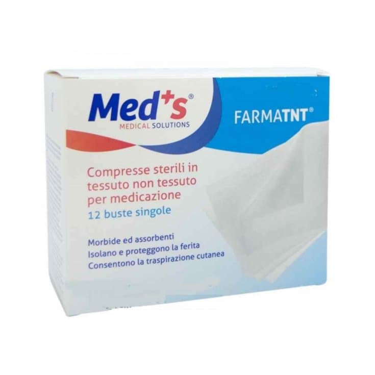 MEDS TNT ST – 10×10 cm, 12 Pezzi Cerotto