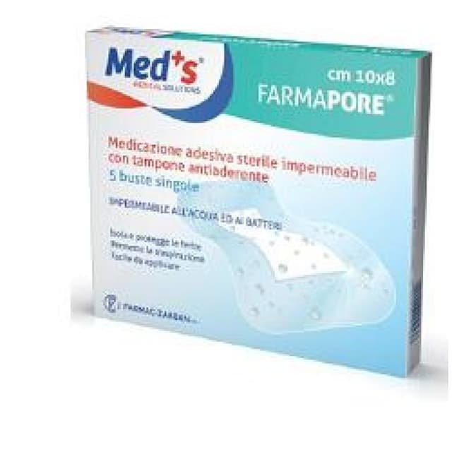 Farmac-Zabban MEDS Pore Medic Ades – 10 × 8 cm, 5 pezzi