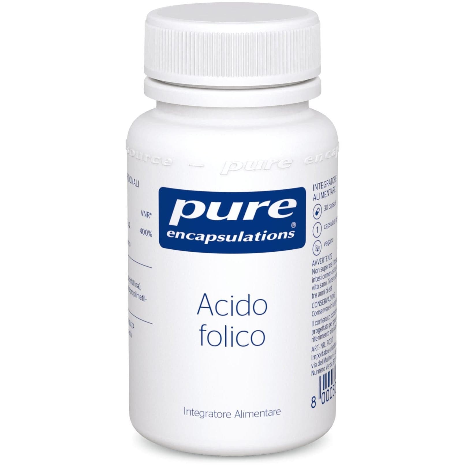 Pure Encapsulations Acido Folico – 30 capsule