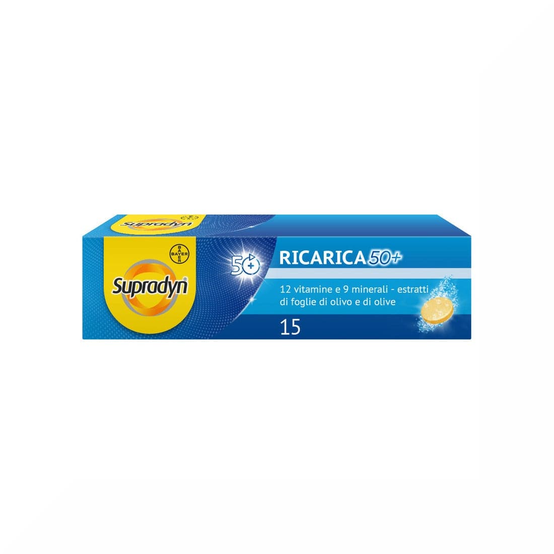 Supradyn Ricarica 50+ – 15 compresse effervescenti