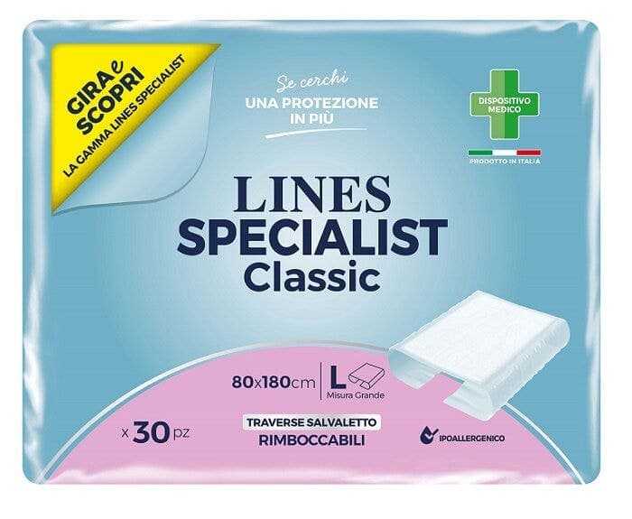 Lines Specialist Traverse Protettive 80×180 cm – 5 pezzi