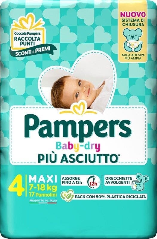 Pampers Baby-Dry Maxi – 17 pannolini