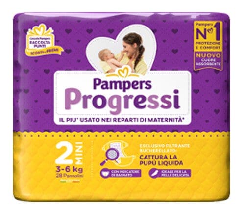 Pampers Progressi Mini – 28 pannolini