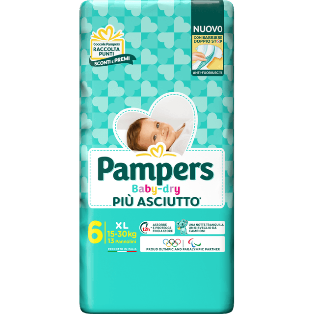 Pampers Baby-Dry XL – 13 pannolini
