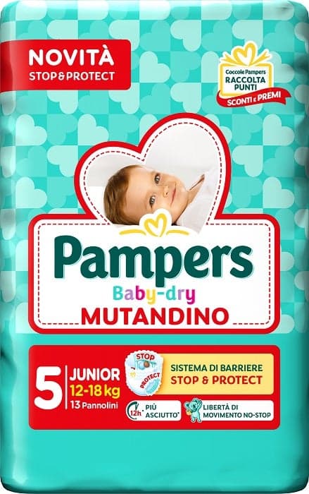 Pampers Baby-Dry Mutandino Junior – 13 pannolini