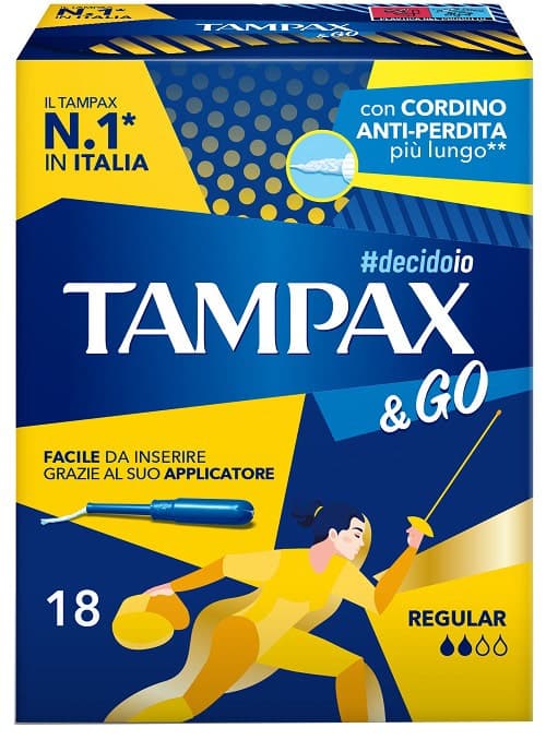 Tampax &Go Regular – 18 pezzi