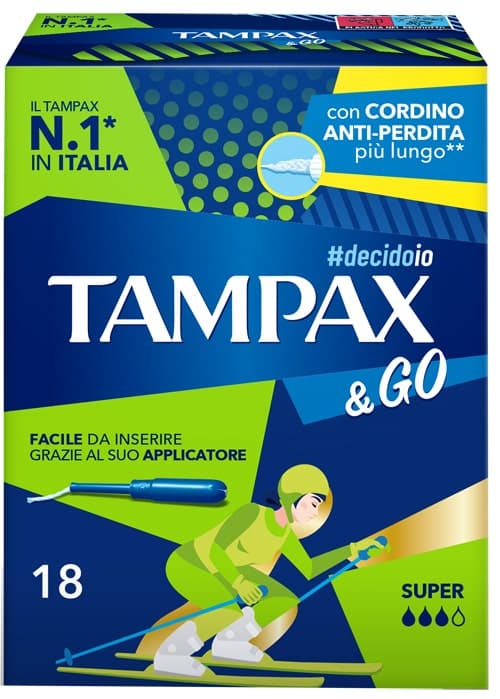 Tampax &Go Super – 18 pezzi