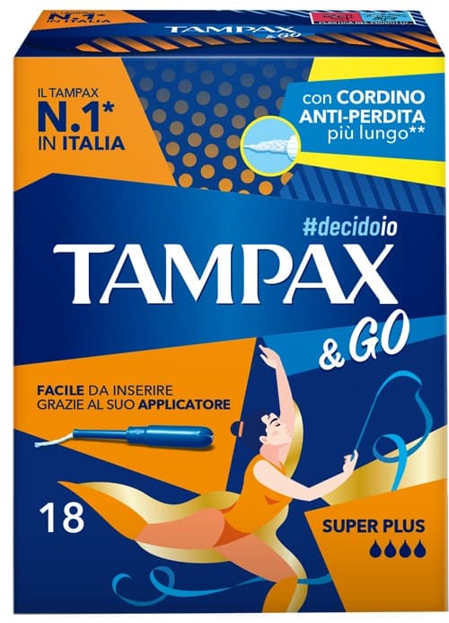 Tampax &Go Super Plus – 18 pezzi