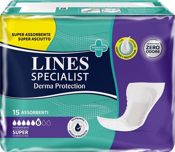 Lines Spec Derm Prot Assorbenti – 15 pezzi