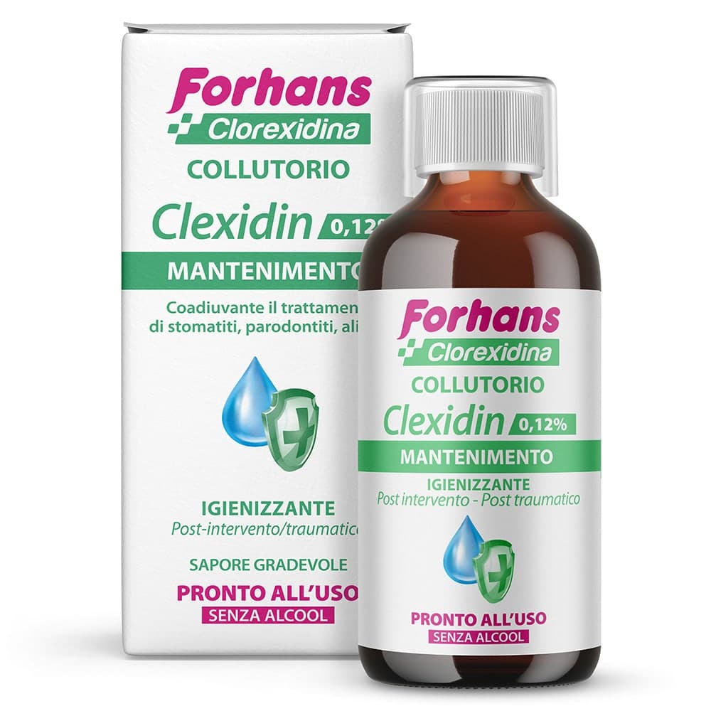 Forhans Clexidin – Dentifricio 0,12% senza alcol