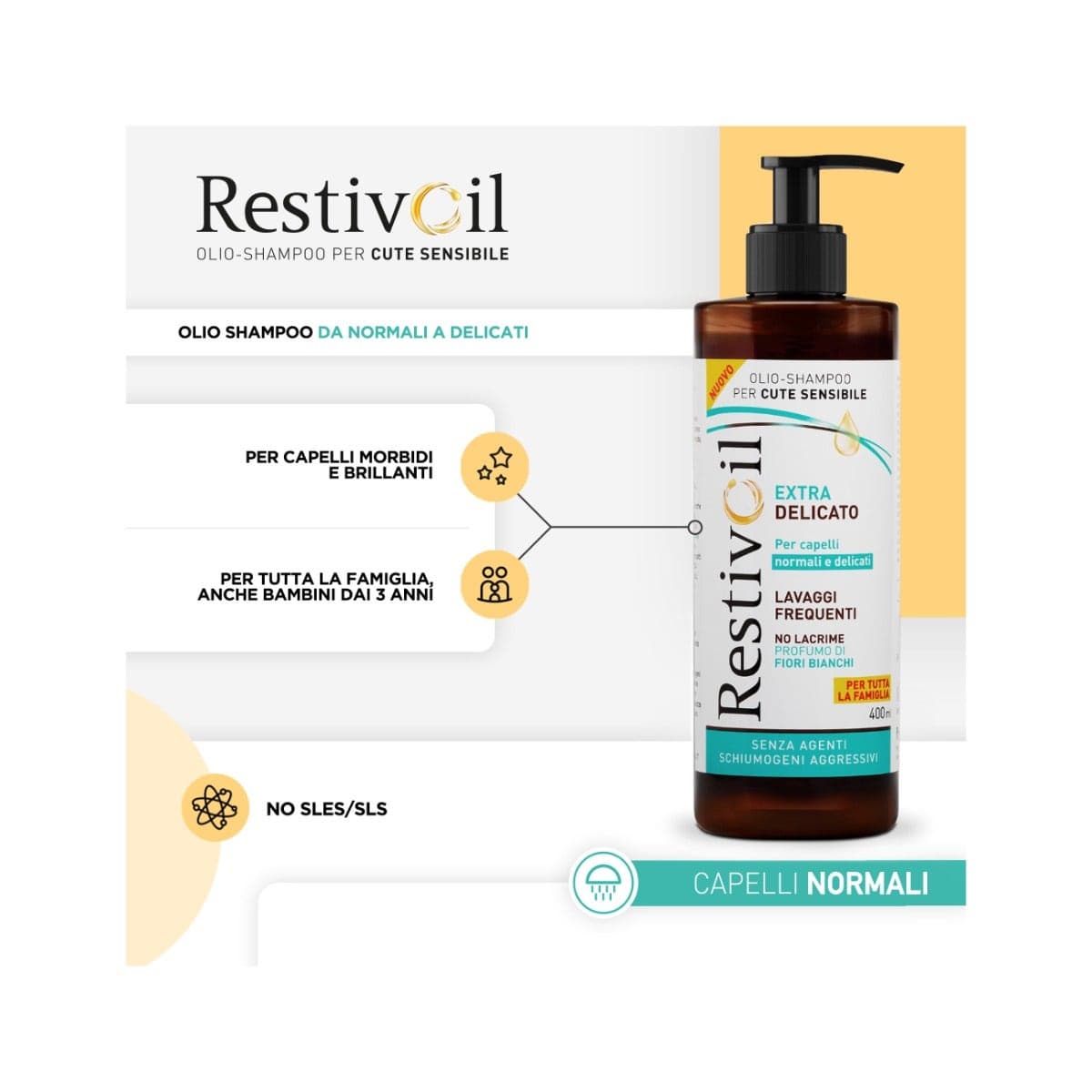 Restivoil Extra Delicato Shampoo – 250 ml