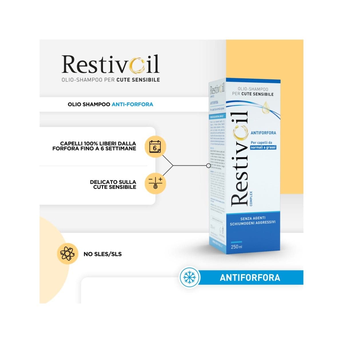 Restivoil Complex Shampoo Capelli Grassi – 250 ml