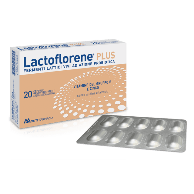 Lactoflorene Plus Fermenti lattici probiotici + Zinco – 20 capsule