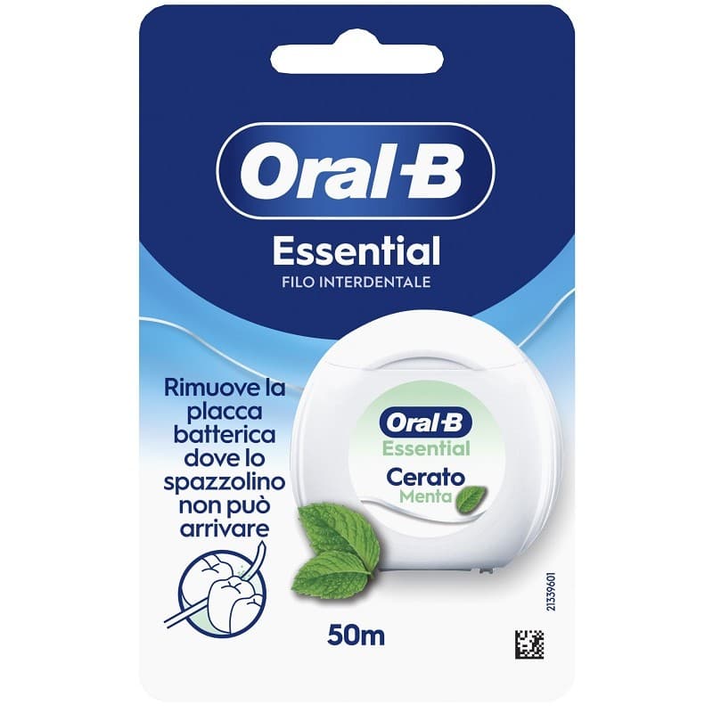 Oral-B Essential Zahnseide mit Wachs und Minzgeschmack