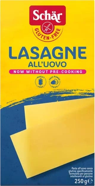 Schär Pasta Lasagne – 250 g di sfoglie per lasagna senza glutine
