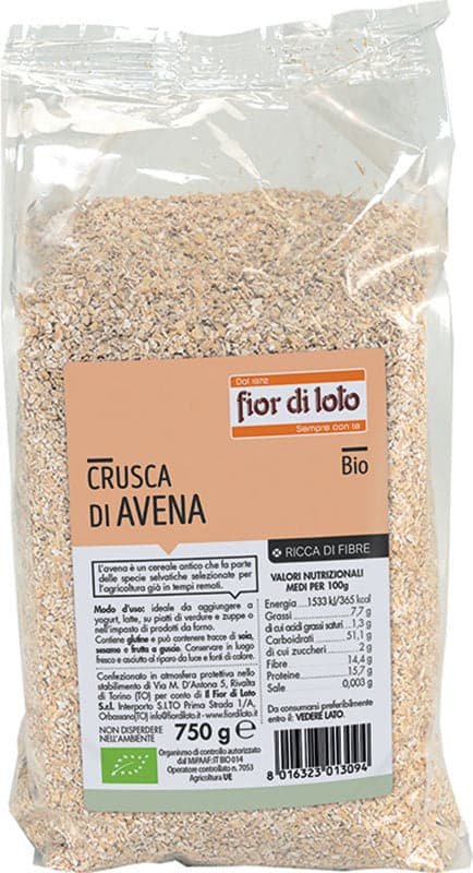 Crusca di Avena Bio – 750 g Packung