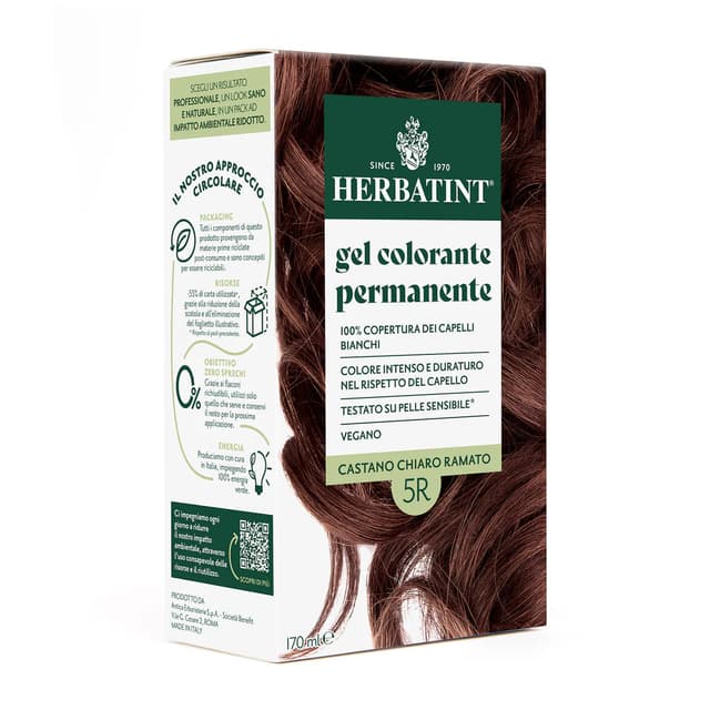 Herbatint 5R Castano Rosso – Colorante per Capelli