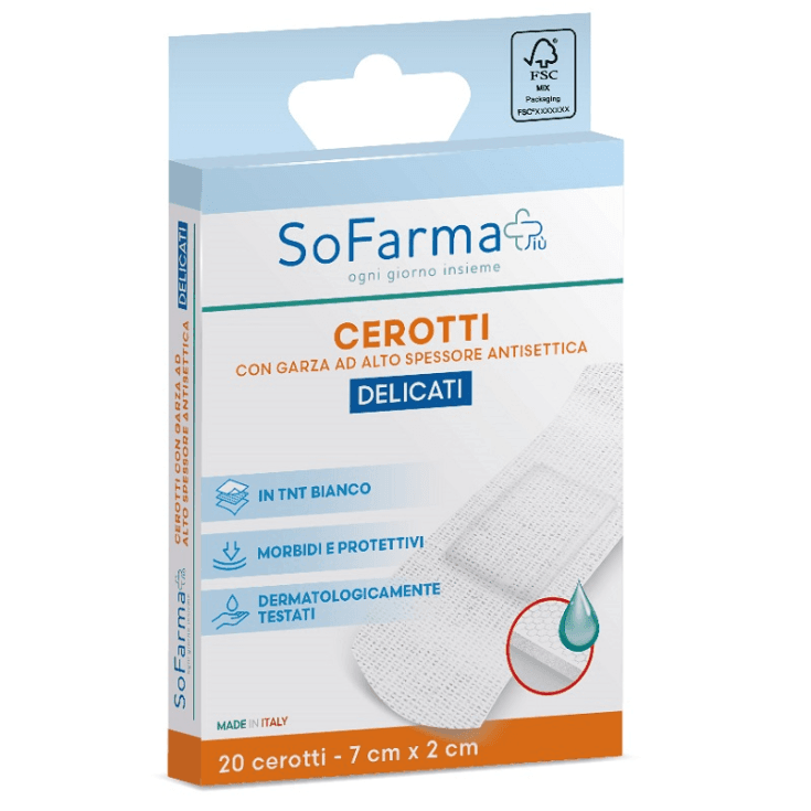 Delicate Cerotti 7x2 cm – 20 pezzi
