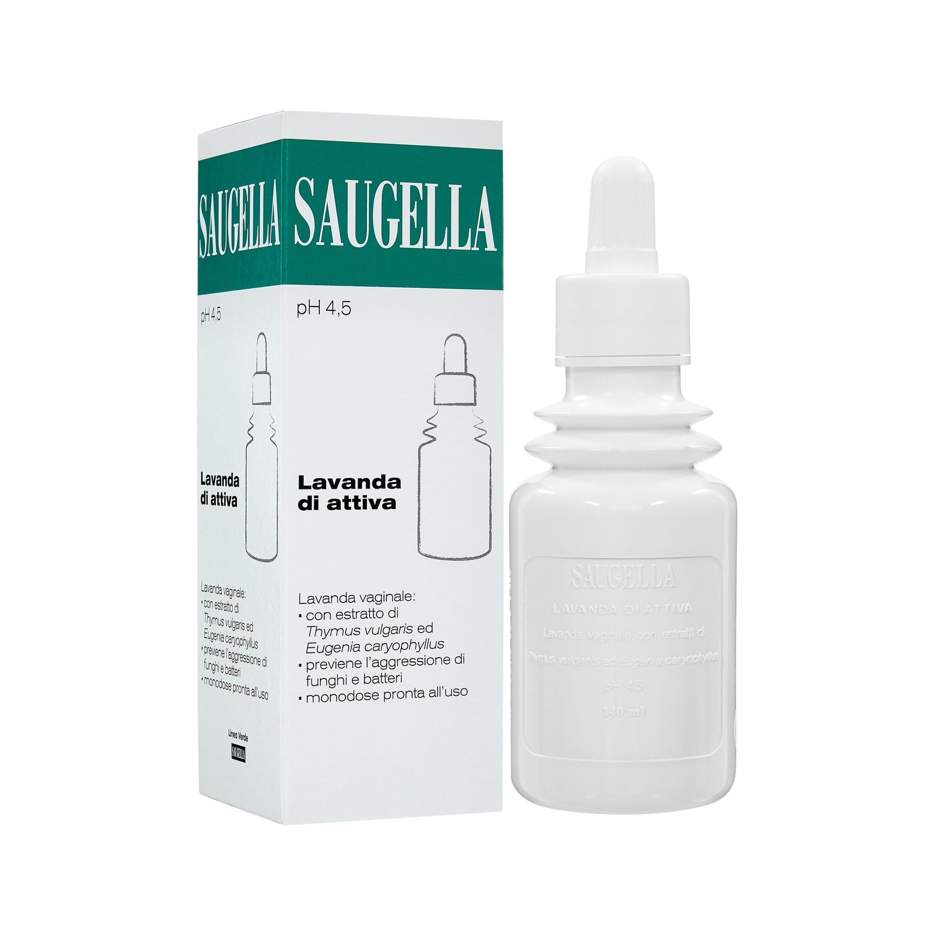 Saugella Lavanda Vaginale Attiva – 1 fiala 140 ml