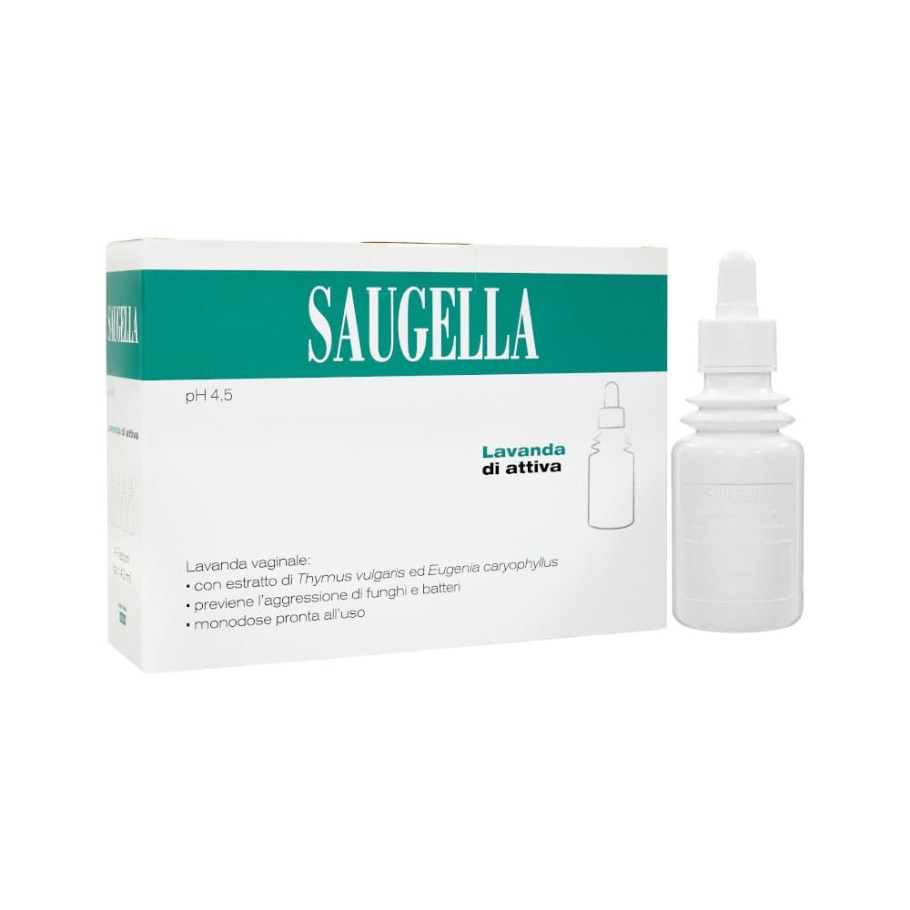 Saugella Lavanda Vaginale Attiva – 4 fiale 140 ml