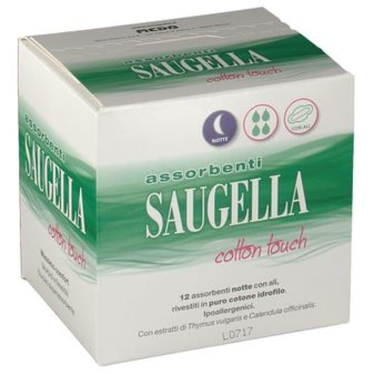 Saugella Assorbente Notte – 12 Damenhygieneartikel