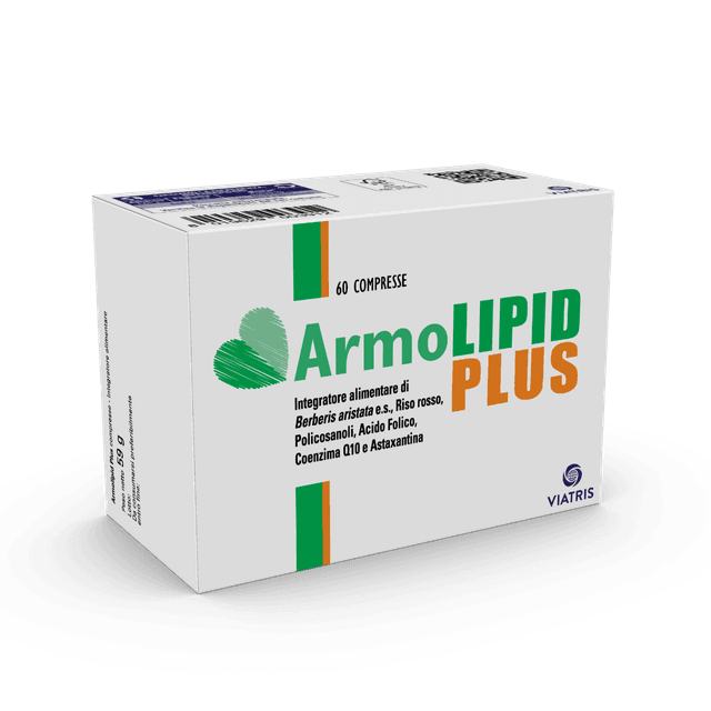 Armolipid Plus Berberina + Riso rosso fermentato – 60 compresse