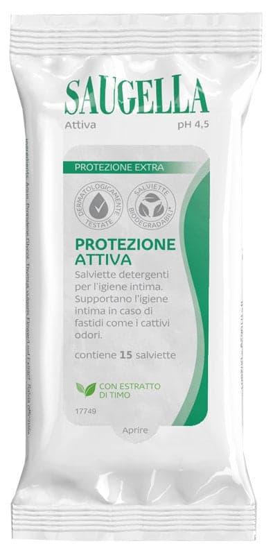 Saugella Attiva Salviettine – 15 salviette