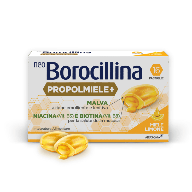 Neoborocillina Propolmiele + Limone - Pastiglie
