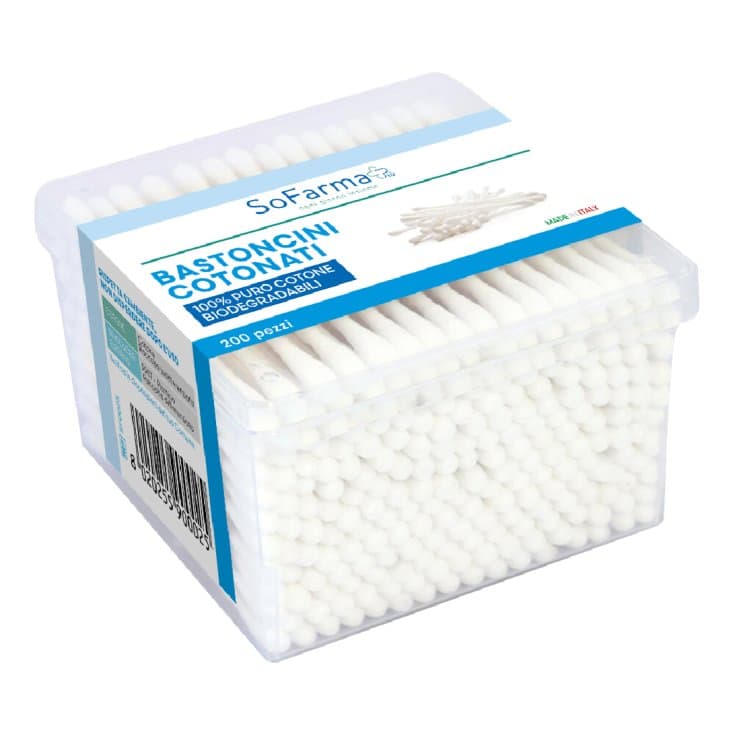 Bastoncini di cotone – 200 pezzi