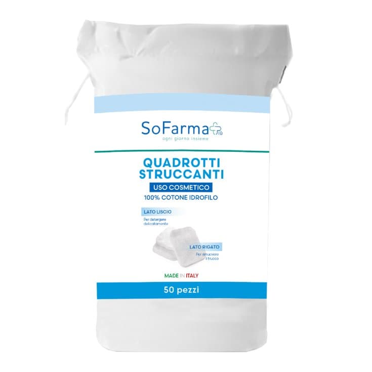 Quadrotti Struccanti – 50 salviette