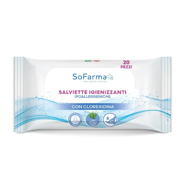 Hygiene Feuchttücher Pocket – 20 Stück