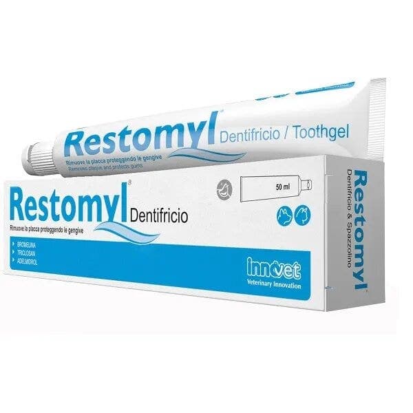 Restomyl Dentifricio – 50 ml dentifricio per animali