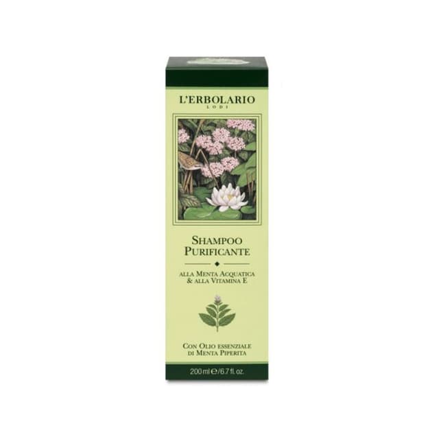 L'Erbolario Shampoo Purificazione Menta Vitamina E