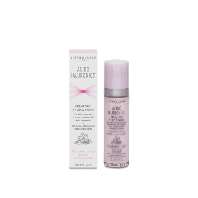 L'Erbolario Crema Viso Acido Ialuronico – 50 ml