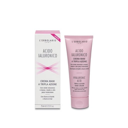 L'Erbolario Crema Mani all'Acido Ialuronico Triplex