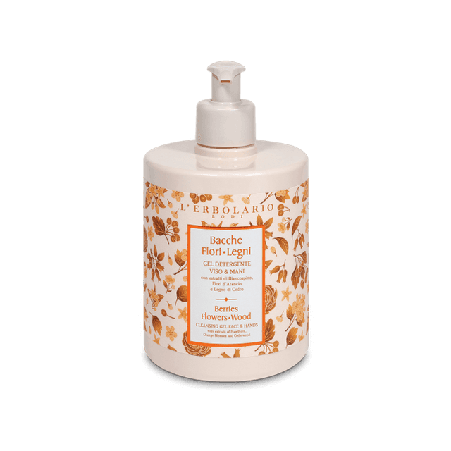 L'Erbolario Bacche Fiori Legni – Detergente Viso