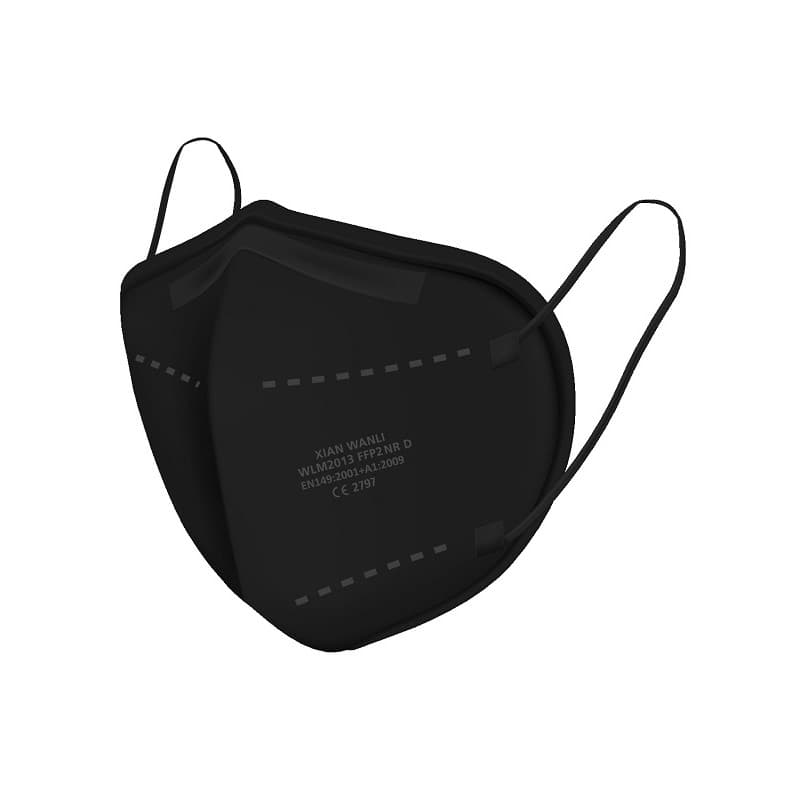 INNOL FFP2 Maske Schwarz – 10 pezzi