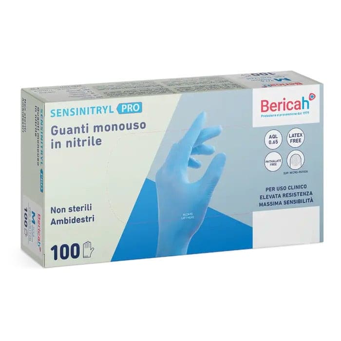 Sensinit Pro Guanti in Nitrile – 100 Pezzi, Taglia S