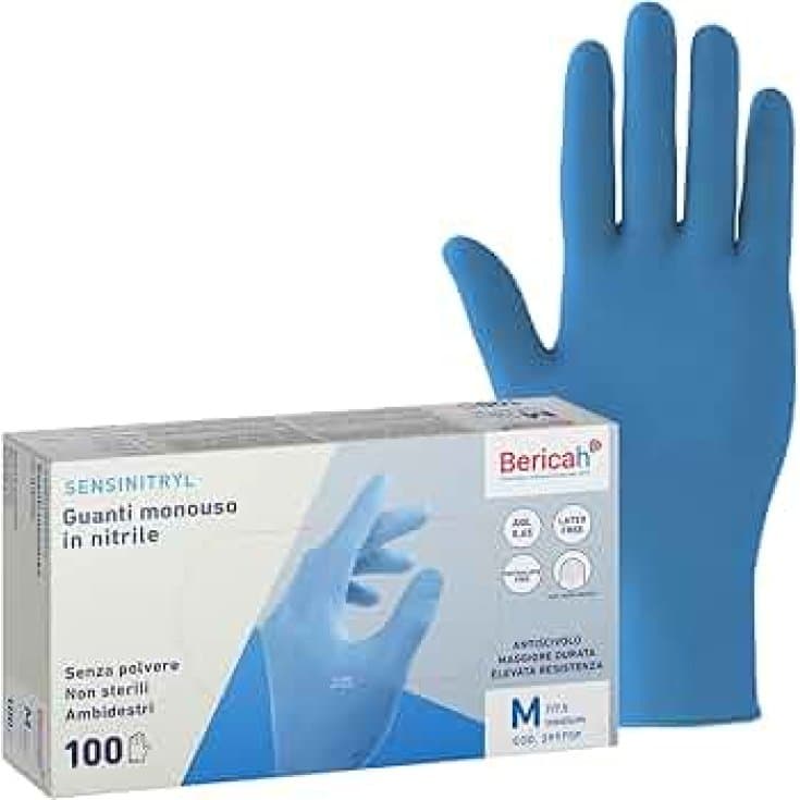 Sensinit Pro Guanti in Nitrile – 100 Pezzi, Taglia M