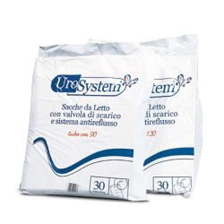 Urosystem Bettbeutel 130 ml mit Schlauch – 30er Pack
