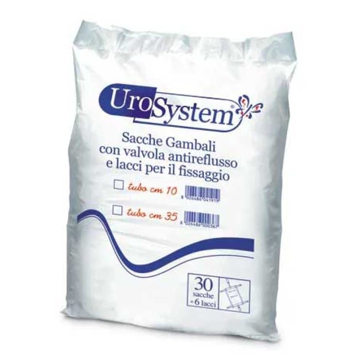 Urosystem Sacchetto Gamba – 10 cm, confezione 30