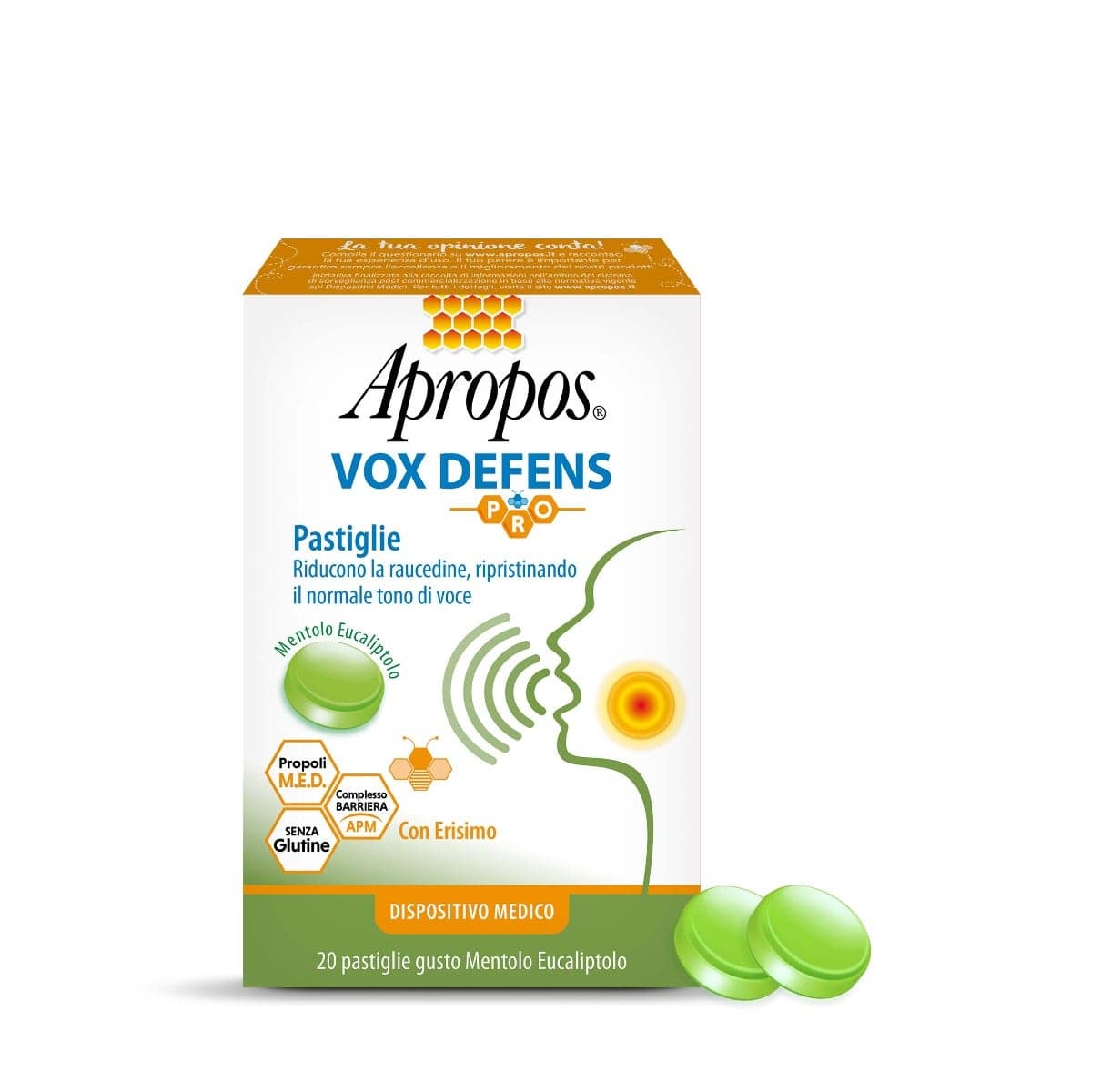Apropos Vox Def Pro Mentolo-Eucalipto – 20 Pezzi