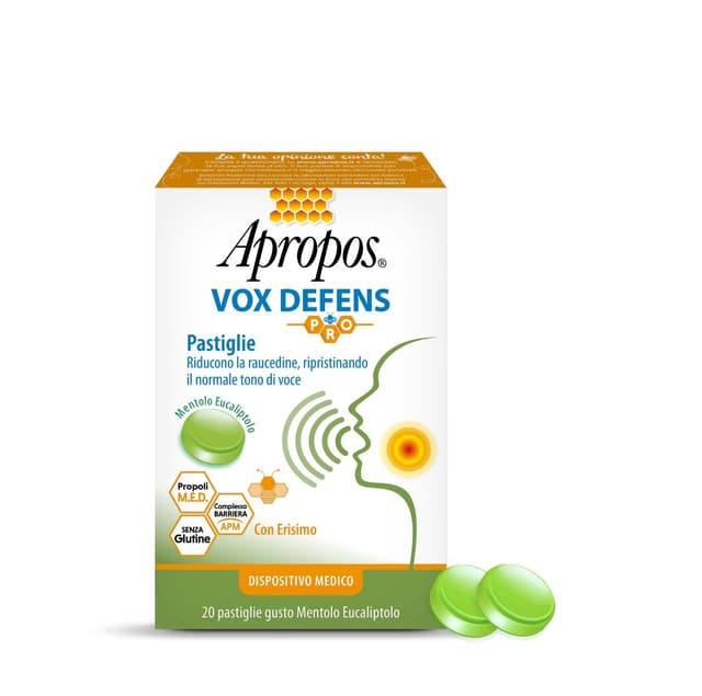 Apropos Vox Def Pro Mentolo-Eucalipto – 20 Pezzi