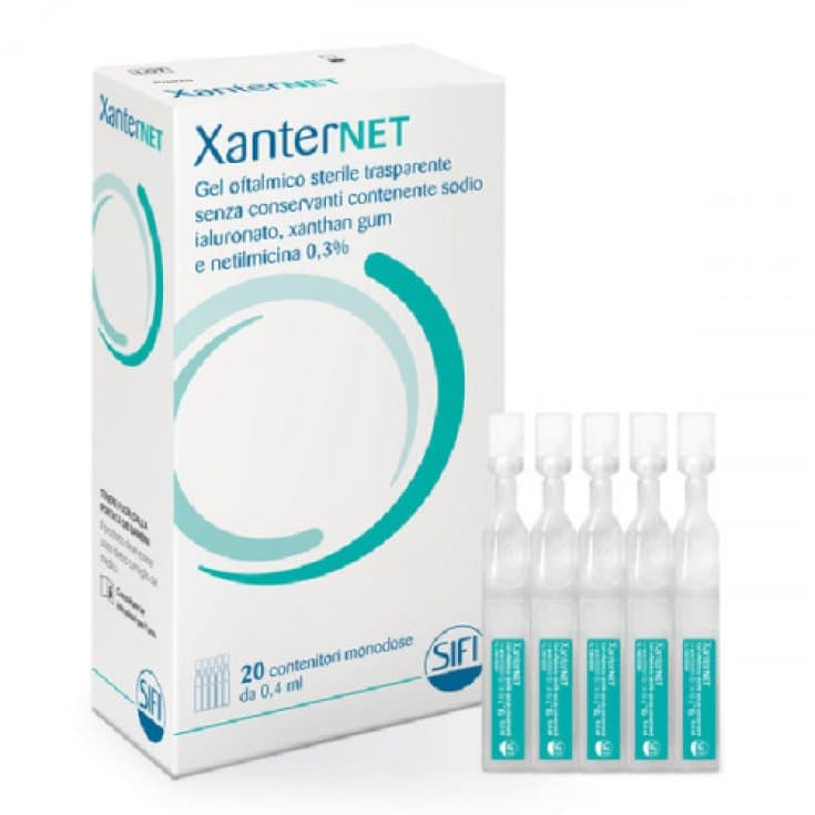 Xanternet Gel Oftalmica – 20 monodosi da 0,4 g