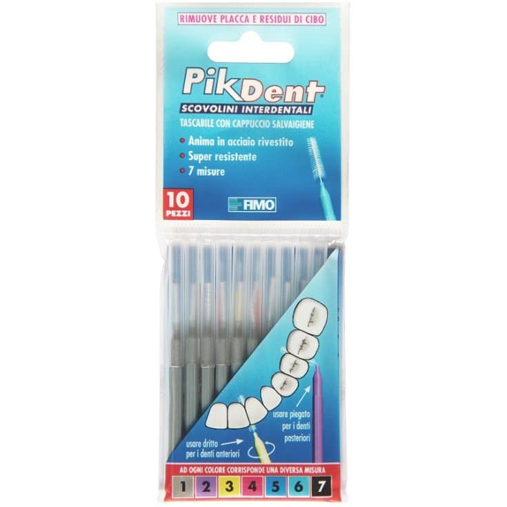 Pikdent Zahnseide – 10 Stück, Größe 1